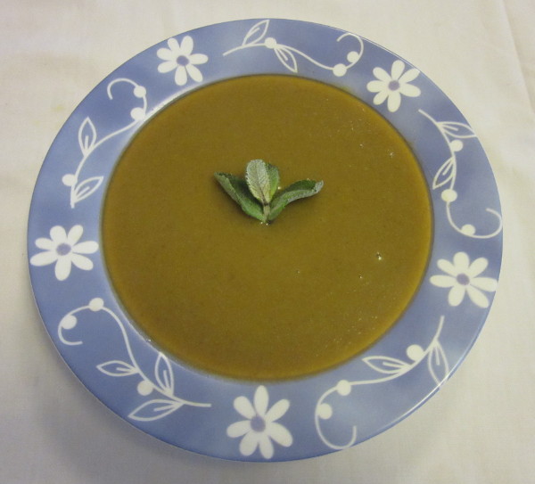 Sopa com feij�o azuki e amaranto